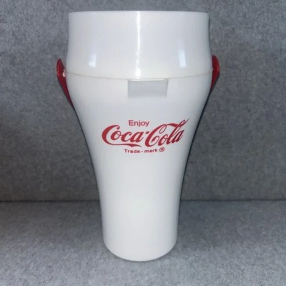 Vintage Coca-Cola Jack’s Plastic Cooler Jug With Handle 80s Pitcher 10” Tall